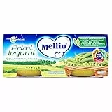 Mellin Omogeneizzato Primi Legumi, 24 Vasetti da 80 gr