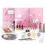 Calendario dell'Avvento Beauty 2023 Calendario Avvento Makeup - Calendario Conto alla Rovescia Natale Set da 24 Prodotti per Occhi, Viso, Labbra e Unghie - Regalo per Ragazze, Adolescenti e Donne