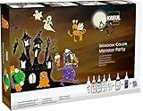 KREUL 42850-Set Monster Party, Colori Modelli di Motivi, per Piccoli e Grandi creativi, Divertimento spettrale alla Finestra, Multicolore, Set da 161 Pezzi, 42850