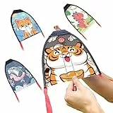BSITSSS 4 Pezzo Aquiloni Lanciatore Giocattolo, Aquiloni con 8 Catapulta Aquilone Bambini 6 anni, Aquiloni Giochi Estate Bambini, Giochi da Spiaggia Volare Giocattoli per Bambini