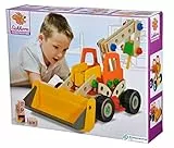 Eichhorn- Constructor-Caricatore per Bicicletta Giocattolo Versatile, 140 Pezzi, 6 Diverse Costruzioni per Bambini dai 6 Anni in su, 100% Legno FSC, Multicolore, 100039057