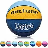 meteor Pallone Basket Palla Basketball Taglia 4 - Bambini Giovani perfetto per Allenamento e Divertimento - Gonfiabili Pallacanestro Mini - Layup