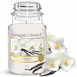 Yankee Candle Vanilla Candela Profumata In Giara Grande, Vaniglia
