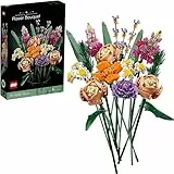 LEGO 10280 Icons Bouquet di Fiori, Piante Artificiali, Costruzione in Mattoncini, Decorazioni per la Casa, Hobby Creativi per Adulti, Idee Regalo per Lei e Lui, per Moglie e Marito