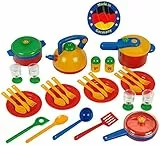 Theo Klein 9194 Emma's Kitchen Set of Pots and Pans I with Pressure Cooker , Cooking Utensils , Frying Pan and Lots more I Toy for Children Aged 2 Years and up