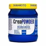 YAMAMOTO NUTRITION Creatine Crea POWDER 500 gr, Integratore Alimentare di Creatina Monoidrato in Polvere, Integratore per Sportivi, Aumenta le Prestazioni Fisiche, Non Aromatizzato