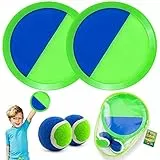 Weokeey Cattura Racchette Palline Set Giochi Spiaggia Bambini Racchettoni Giochi Spiaggia Mare Esterno Giardino Bambino Bambina Bambini Adulti Famiglia Giocattoli 3 4 5 6 7 8 Anni Pasqua Regalo