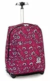 Invicta, Trolley 2 in 1 con Spallacci Per Uso Zaino Unisex - Bambine e Ragazze, Scuola Elementare e Media, Water Resistant, Rosa (Raspberry)