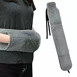 Jooheli Borsa dell'Acqua Calda Lunga, Borsa Acqua Calda Peluche da 2L, Boule Acqua Calda con Fodera in Peluche Morbida, Borse Acqua Calda Per Collo e Spalle, Schiena, Gambe e Vita (73 * 12 cm)