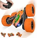Allaugh Macchina Telecomandata, Rotazione a 360°con Luce LED 2.4GHz Veicoli Agricoli per Bambini 3 4 5 6 7 8 9 10 Anni RC Auto Giochi Interno All'Aperto Giardino Regalo Bambino Compleanno Giocattolo
