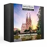 Smartbox - Cofanetto Regalo per Uomo o Donna - Incantevole Europa - Idee Regalo Ottimi - 3 Notti in Hotel stellati, Relais e Castelli per 2 Persone