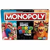 Monopoly - Super Mario Bros Edizione ispirata al film, gioco da tavolo per bambini e bambine, contiene la pedina di Bowser