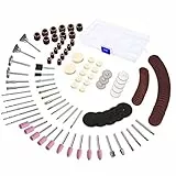 141Pz GOXAWEE Set di Accessori Multiuso per Utensili Rotanti / 3mm Mandrino/Lucidatura Levigatura Taglio Intaglio e Perforazione per Progetti Fai-da-te