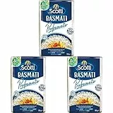 Riso Scotti - Basmati Profumato - Riso Basmati Pronto in 10' - 500 gr (Confezione da 3)