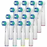 Testine di ricambio per Oral B, 16 Pack di testine per spazzolini elettrici per Oral B Braun, testine di precisione classica per Professional Care, Vitality Pro Smart Genius Series e altri…