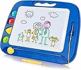 SGILE Grande Lavagna Magnetica per 36 mesi+ Bambini, Tavola da Disegno Cancellabile Lavagnetta Magica, Giocattoli Educativi, Regalo per Bambini, Portatile