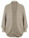 GRACE KARIN Donna Cardigan Mantieni Caldo Casual Maniche Lunghe Elegante per Primavera Autunno Estate 2XL