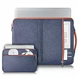 Voova Custodia PC 15.6 16 Pollici Borsa Porta PC Portatile 15 Custodia Computer con Borsa per MacBook Pro 16 M2 M1 Laptop Lenovo Thinkpad Ideapad HP Dell Acer ASUS Chromebook, Grigio scuro