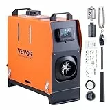VEVOR Riscaldatore d'Aria Diesel All-in-One per Auto Camper Camion RV 12V 8KW Temperatura Regolabile 8-36℃ Controllo Telecomando, Riscaldatore da Parcheggio per Auto Consumo di Carburante 0,16-0,62L/h