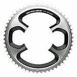 Shimano FC-9000, Corona, Nero/Grigio, 54 Denti