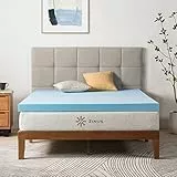 ZINUS Coprimaterasso in memory foam con gel rinfrescante al tè verde | Schiuma gel rinfrescante | 120 x 190 cm | OEKO-TEX | Per materassi, letti e divani