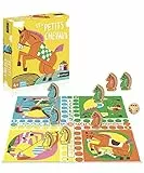 Nathan – Gioco dei piccoli cavalli – Gioco di tavolo in famiglia da 2 a 4 giocatori e dai 4 anni