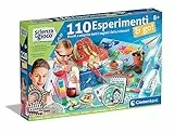 Clementoni Lab-110 Go-Gioco Scientifico 8 Anni, Laboratorio di Scienze, Esperimenti per Bambini di Chimica, Fisica, Botanica, Made in Italy, Colore Italiano, 19361
