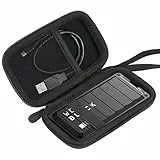 Aenllosi Borsa Custodia Rigida per Western Digital WD_Black P50 Game Drive SSD unità SSD NVMe Portatile