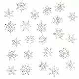 Oblique-Unique®, fiocchi di neve adesivi per finestre natalizie, decorazione natalizia