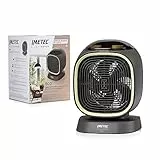 Imetec Silent Power Eco, Termoventilatore Silenzioso, Stufetta Elettrica, Tecnologia ECO -35% Consumo Energetico, 2100 W, Funzione Antigelo, Temperatura Regolabile, 4 Funzioni, Termostato Ambiente