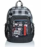 Seven a dvanced Space Check, Zaino Unisex Bambini, Nero, Taglia Unica