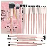 MAANGE Pennelli da trucco 20 pezzi Set di pennelli da trucco professionale Premium fondotinta sintetico Kabuki Eye Make up Pennelli