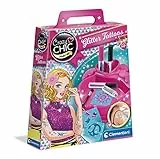 Clementoni- Crazy Chic-Glitter Tattoo, Multicolore, 18513