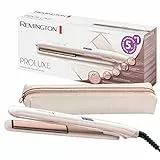 Remington Piastra per Capelli, Piastra per capelli professionale, 9 impostazioni, 150 - 230°C, OPTIHeat Technology (risultati in una passata), Rivestimento in ceramica Ultraglide ,PROLuxe, S9100