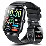 Ddidbi Smartwatch Uomo Donna, Effettua/Rispondi alle Chiamate, 1.85' Orologio Smartwatch con 2 Cinturini, Contapassi Sonno Cardiofrequenzimetro, 112 Modalità Sportive IP68 Smart watch per Android iOS