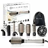 Bellissima Imetec Air Wonder, Spazzola Ad Aria Calda, Tecnologia A Ioni, Spazzole Rivestite In Ceramica E Cheratina, Asciuga, Dona Volume, 8 Accessori, 1000 W