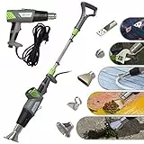 VOUNOT Bruciatore Elettrico 5 in 1, 2000 W, con Cavo da 5 m e 5 Ugelli, Senza Gas o Flamma