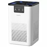 CONOPU Purificatore Aria Con Filtro HEPA H13, Purificatore d'aria per camera da letto domestica, Air Purifier con filtrazione a 3 stadi, Depuratore Aria con Funzione di Aromaterapia