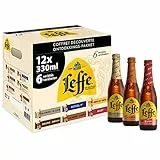 Leffe Mix Pack, Birra Bottiglia - Pacco da 12x33cl