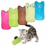 JOYUE 10 Pezzi Giocattolo Catnip per Gatti, Cuscino in Valeriana, Giocattolo della Peluche di Menta del Gatto, Giocattoli Interattivi per Gatti con Erba Gatta, l'erba Gatta Molare Masticare Toys
