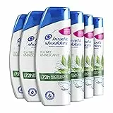 Head & Shoulders, Tea Tree Rinfrescante Antiforfora Shampoo, 6 x 250ml