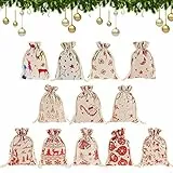 Feliciay 24 Pz Sacchetti Regalo Con Coulisse Sacchi Sacchetti Regalo In Iuta Regalo Di Natale Per Bomboniere Sacchetto Abbronzante Caramelle Goody Wrapper Forniture Per Bomboniere Di Compleanno