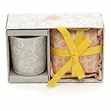 THUN Everyday Set Candela Media + Cuscino Piccolo Tulip, Ceramica, Variopinto