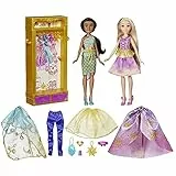 Hasbro Disney Princess, Vita da Principessa, Guardaroba all'ultima Moda, Jasmine e Rapunzel, Giocattolo per Bambine e Bambini dai 3 Anni in su, Armadio per Bambole con Vestiti