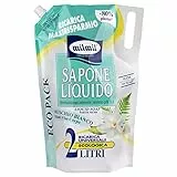 Milmil Sapone Liquido, Fragranza Muschio Bianco, Ricarica Universale Maxirisparmio, Dermatologicamente Testato - 2000 ML