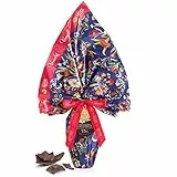 Venchi - Collezione Pasqua - Uovo di Cioccolato Extra Fondente 75% - Incarto Barocco, 350 g - Con Sorpresa - Idea Regalo - Senza Glutine - Vegano