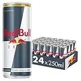 Red Bull Energy Drink, Zero Calorie, 250 ml (24 Lattine)