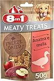 8in1 Snack di Carne Liofilizzati con Anatra e Mela, 50 g