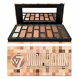 W7 Nudification Palette con Pigmenti Pressati - 16 Colori Nude - Trucco Glam Sempre Perfetto e Duraturo