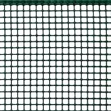 Rete Protettiva in Plastica a Maglia Quadrata per Balconi, Cancelli e Recinzioni, TENAX Quadra 10, Verde, 1,00 x 5 m